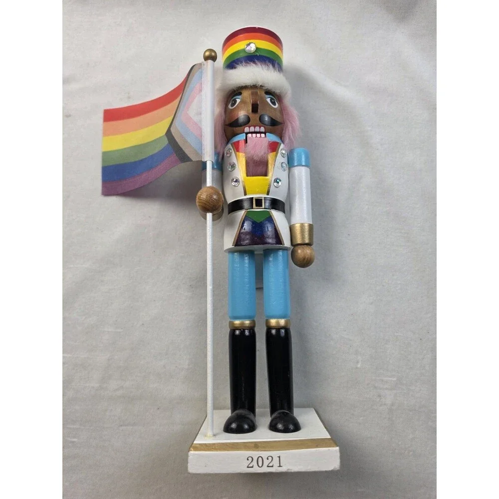 Wondershop Target Pride Rainbow Flag Nutcracker 2021 Edition